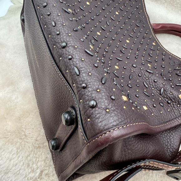 1941 Coach Rogue 30 Anniversary Rivets Oxblood - Picture 11 of 16